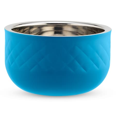 Bon Chef Diamond Coll Cold Wave Bowl Inc. Cover   7 1/8" Dia X 4 1/16" H  1 Qt 20 Oz 9318DICARIBBEANBLUE